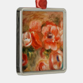 Anemone von Renoir Impressionist Painting Ornament Aus Metall (Rechts)