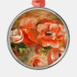 Anemone von Renoir Impressionist Painting Ornament Aus Metall