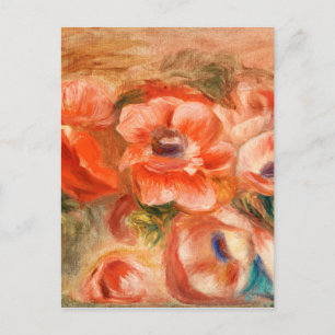 Anemone von Renoir Impressionist Painting Postkarte