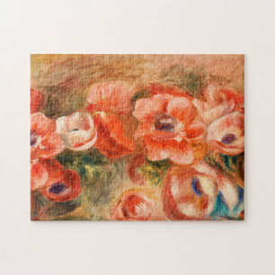 Anemone von Renoir Impressionist Painting Puzzle