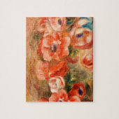 Anemone von Renoir Impressionist Painting Puzzle (Vertikal)