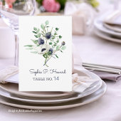 Anemone Watercolor Hochzeitsvorlage für die Tischn Mitteilungskarte