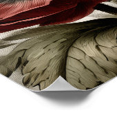 Anemone wild flowers poster (Ecke)