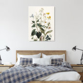 Anemone-Wildblumen-Cluster Leinwanddruck (Insitu (Schlafzimmer))