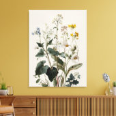 Anemone-Wildblumen-Cluster Leinwanddruck (Insitu (Wohnzimmer))