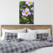 Anemone Wrapped Canvas Print Leinwanddruck (Insitu (Schlafzimmer))