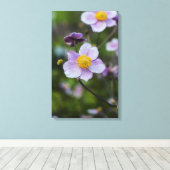 Anemone Wrapped Canvas Print Leinwanddruck (Insitu (Holzboden))