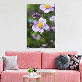 Anemone Wrapped Canvas Print Leinwanddruck (Insitu (Wohnzimmer))