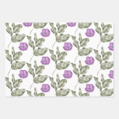 Anemone Wrapping Paper Sheets Geschenkpapier Set (Vorderseite 3)