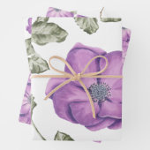 Anemone Wrapping Paper Sheets Geschenkpapier Set (Beispiel)