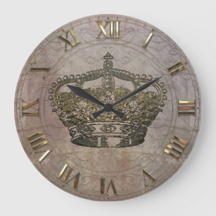 Anémoneathe Crown Große Wanduhr