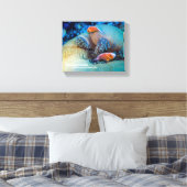 Anemonefisch, rosa und Anemon Leinwanddruck (Insitu (Schlafzimmer))