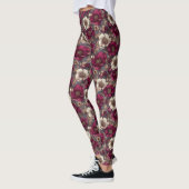 Anemonen Blumen Mutterschaft Anemonen Blumen Leggings (Links)