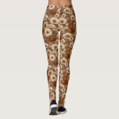Anemonen Blumen Mutterschaft Anemonen Funkeln Leggings (Rückseite)