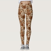 Anemonen Blumen Mutterschaft Anemonen Funkeln Leggings (Vorderseite)