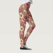 Anemonen Blumen Workout Anemonen Ästhetik Leggings (Rechts)