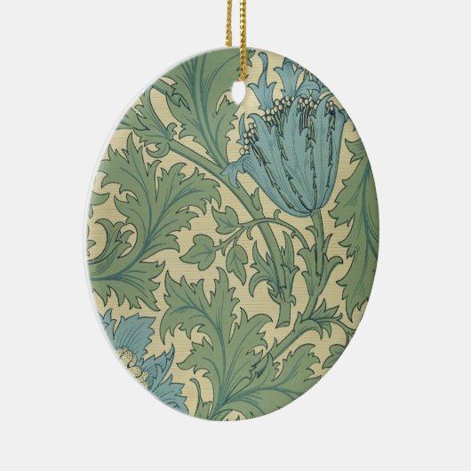 "Anemonen" Entwurf (Gewebe) Keramik Ornament (Rechts)