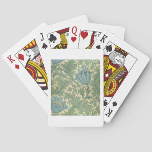 "Anemonen" Entwurf (Gewebe) Spielkarten