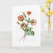 Anemonen-Geburtstags-Gruß-Karte Karte (Gelbe Blume)