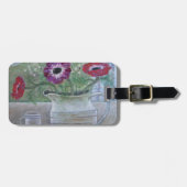 Anemonen im Weißen Jug 2013 Gepäckanhänger (Vorderseite horizontal)