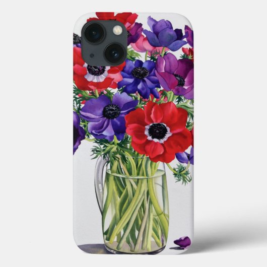 Anemonen in einem Glaskrug Case-Mate iPhone Hülle (Rückseite)