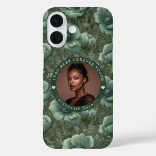 Anemonen Thema 50. Geburtstagsgeschenk iPhone 16 Hülle