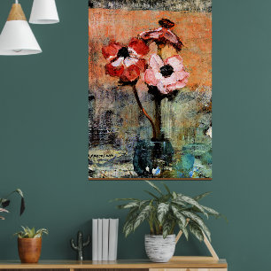Anemonen von Piet Mondrian Poster