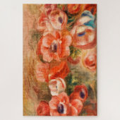 Anemonen von Renoir-Impressionisten Puzzle (Vertikal)