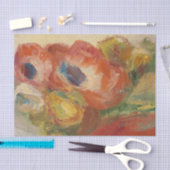 Anemonen von Renoir Seidenpapier (Handwerk)