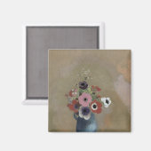 AnemonenBouquet Magnet (Vorderseite/Rückseite)