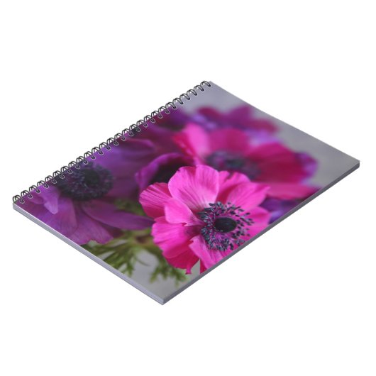 Anemonennotizbuch Notizblock (Linke Seite)