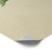 Anemonenposter Poster (Ecke)