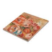 Anemones (2) von Auguste Renoir Decorative Fliese (Seite)