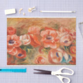 Anemones (2) von Auguste Renoir Decoupage Seidenpapier (Handwerk)