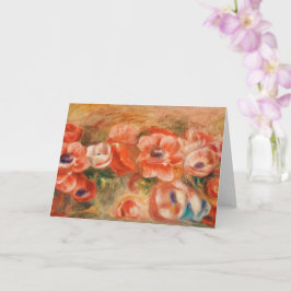 Anemones (2) von Auguste Renoir Karte