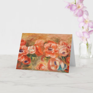 Anemones (2) von Auguste Renoir Karte