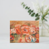 Anemones (2) von Auguste Renoir Postkarte (Stehend Vorderseite)