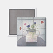 Anemones and Poppies 2008 jug Blume noch Magnet (Vorderseite/Rückseite)