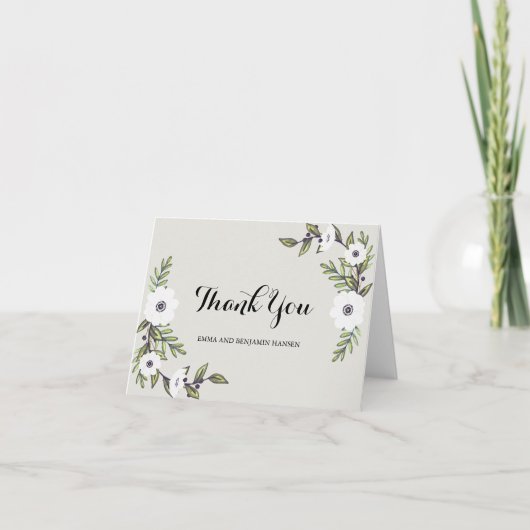 Anemones bemalt - vielen Dank an die Karten (Vorderseite)