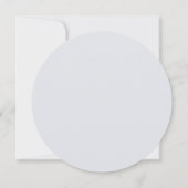 Anemones Circle Menu Card für Misty Blues Rose Einladung (Rückseite)