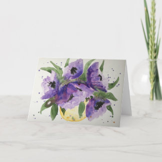 Anemones Greeting Card Karte
