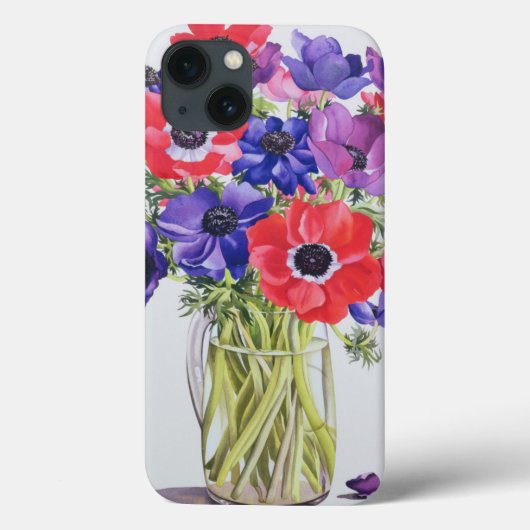 Anemones in a glass jug 2007 Case-Mate iPhone hülle (Rückseite)