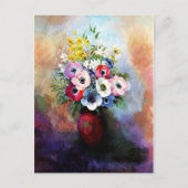 Anemones - Odilon Redon Postkarte (Vorderseite)