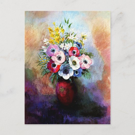 Anemones - Odilon Redon Postkarte (Vorderseite)