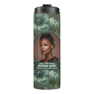 Anemones Petal 30. Geburtstag Custom Thermosbecher