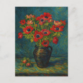 Anemones Postkarte (Vorderseite)
