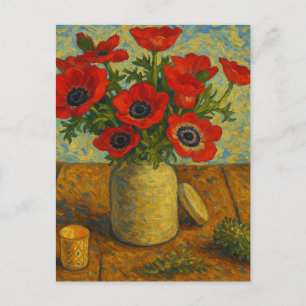 Anemones Postkarte