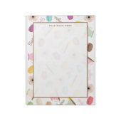 Anemones & Teacups Notepad Notizblock (Rotiert)