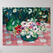 Anémones | Theo van Rysselberghe Poster (Vorne)