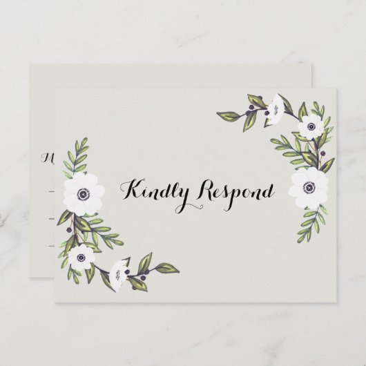 Anemones-UAWG Postkarte (Vorne/Hinten)